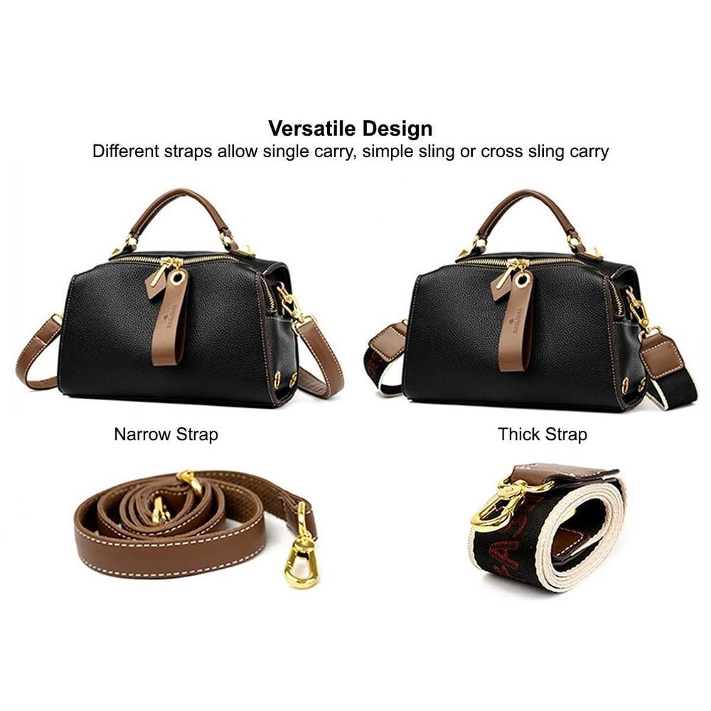 Crossbody Bags Shoulder Bags Faux Leather Handbag Dual Straps, Dual :P - Picture 6 of 9
